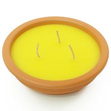 Repelentní svíčka ANTIMOSKYTO AM 140/40 v keramické nádobě.