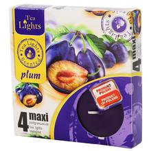 Aromatické čajové svíčky s příchutí švestky.