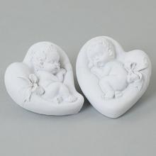 ANDĚL ležící SRDÍČKO MIX2 / 5x7cm - FLORASYSTEM