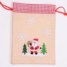 Vánoční pytlík s motivem Santa Clause.