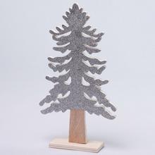 DREVENÝ STROM STRIEBORNÝ 15x5x29CM - FLORASYSTEM
