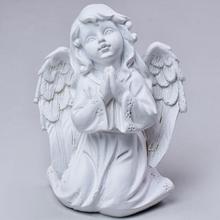 ANDĚL Modlící BÍLÝ 14CM - FLORASYSTEM