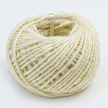 Krémový špagát na aranžování, 50 metrů.