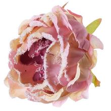 HLAVA PIVONKA ZASN.RUŽ. KLIP V:8PRIEM:10CM S/4 - FLORASYSTEM