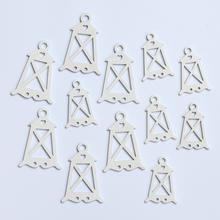 DREVENÉ LAMPÁŠE BIELE S/12 3,2x4,5CM 2,4x3,5CM - FLORASYSTEM