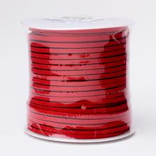 Červená kožená šňůrka 3mm x 45m