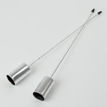 BODCE NA KÓNIC.STRIEBORNÉ S/2 v. 24,5CM pr. 2CM - FLORASYSTEM