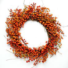 VENIEC JESEŇ BOBULE ORANŽ.62CM - FLORASYSTEM