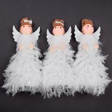 Sada andílků s peřím, 19 cm.