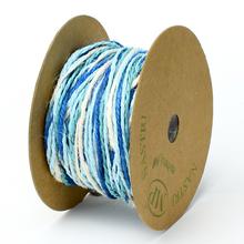 Jutová vlna mix barva papír 10m v tyrkysové barvě.