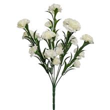 KYTICA KARAFIÁT BIELY 38CM - FLORASYSTEM