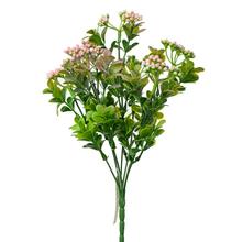 ZÁPICH BOBULE RUŽOVÉ S LÍSTKAMI 30CM - FLORASYSTEM
