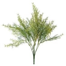 Umělý zápich asparagus v oranžové barvě s výškou 37 cm.
