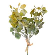 Umělý zápich lunaria v zelené barvě, 32 cm.