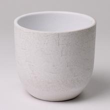 AKCIA OBAL Nora okrúhly biely - v11xh12cm - FLORASYSTEM