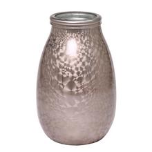 AKCIA! VÁZA Z RECYKL. SKLA ŠAMPAN - V28cm - FLORASYSTEM