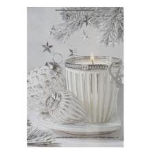 Dárková taška XXL s vánočním motivem a glitrem.