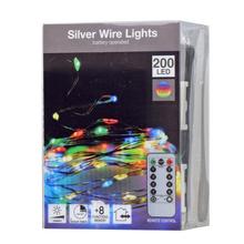 LED200 SVET 20m DRÔT,BO, 8F REMOTE - FLORASYSTEM