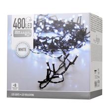 LED světýlka s 480 diodami, studená bílá barva, pro venkovní a vnitřní použití.