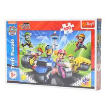 PUZZLE 100 PAW PATROL na motocykloch - FLORASYSTEM