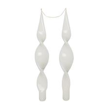 Točená špic Laura bílá, balení 2 kusy, 28 cm.