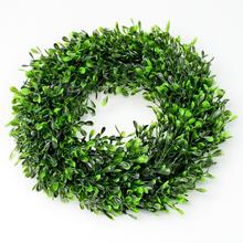 VĚNEC BUXUS ZELENÝ 25cm - FLORASYSTEM