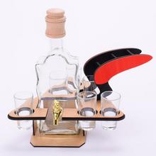 Dárková sada s lahví a skleničkami.