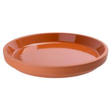 Podmiska z terakoty s glazurou, průměr 32 cm.