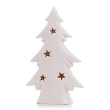 STROM BIELY LED PORCELÁN 12*5.5*17.5CM - FLORASYSTEM