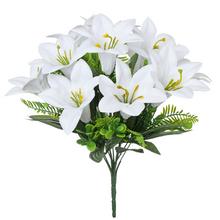 KYTICA ĽALIA 38CM BIELA - FLORASYSTEM