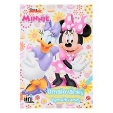 Omalovánka s postavičkami Minnie a Daisy.