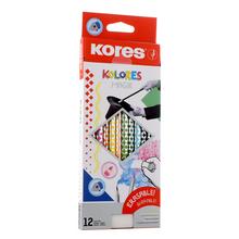 Pastelky Kolores Magik gumovatelné, 12 ks