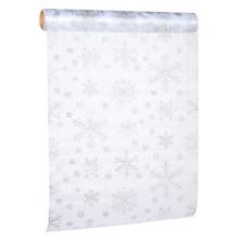 ORGANZA LESKLÁ 39x10 BÍLO-stříb. - FLORASYSTEM
