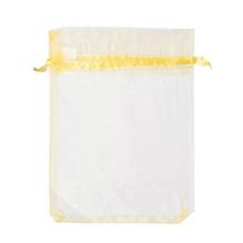 Zlatý organzový sáček 9x12 cm