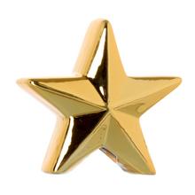 Zlatá keramická hvězda 11 cm