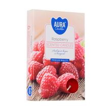 Aromatické čajové svíčky s příchutí maliny.