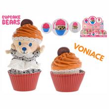 Plyšový medvídek ve tvaru cupcake s vůní.