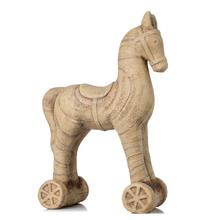 Dekorační koník na kolečkách