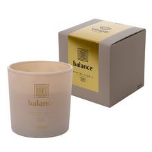 Svíčka Balance se dvěma knotty ve skle, 300g.