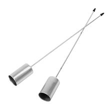 Stříbrné bodce na kónické svíčky, sada 2 kusy.