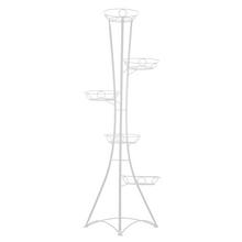 KW033 STOJAN NA 5 KVĚTŮ VĚŽ BÍLÁ 135cm - FLORASYSTEM