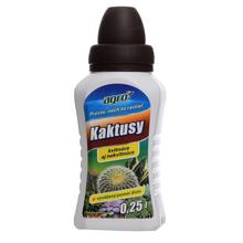 Hnojivo AGRO KAKTUSY A SUKULENTY 0,25 L v plastové lahvi.