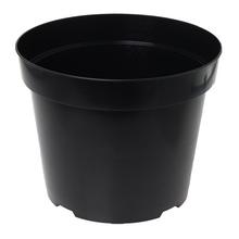 Černý kontejner na rostliny s průměrem 32 cm a objemem 15L.