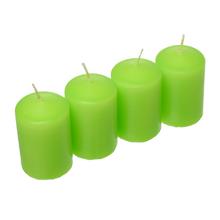 Adventní svíčky v zelené barvě.