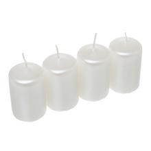 Adventní svíčky 40/60 metalické perlové.