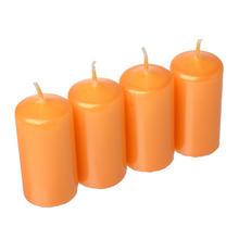 Adventní svíčky v oranžové barvě, 40/80.