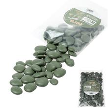 Zelené kamínky Pebbles 3-4 cm v balení.