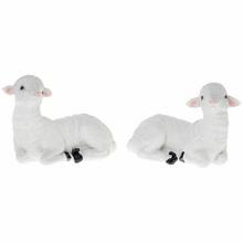 Bílé ovce z poly materiálu, mix designu.