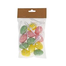 Sada plastových vajíček s květinovým vzorem v mixu barev.