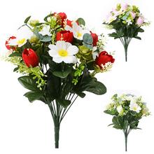 Kytice anemone krokus mix v bílé, růžové a červené barvě.